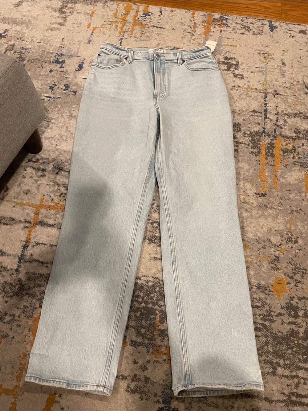 Abercrombie & Fitch Light Blue Straight Leg Women’s Jeans